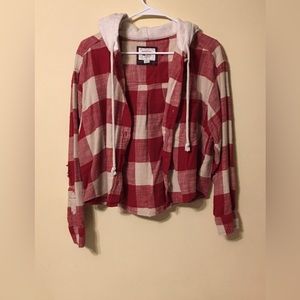Girls American eagle button up long sleeves